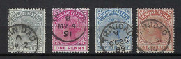 TRINITE & TOBAGO 1883: Les Y&T 37-39,42 Obl. - Trinidad & Tobago (...-1961)