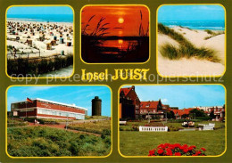 73789902 Insel Juist Strand Stimmungsbild Duenen Hallenbad Ortsansicht Insel Jui - Norderney