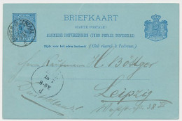 Delden - Trein Kleinrondstempel Arnhem - Oldenzaal E 1895 - Storia Postale