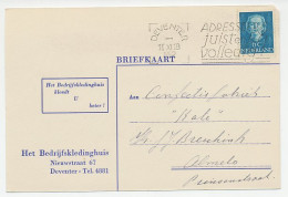 Firma Briefkaart Deventer 1952 - Kleding - Non Classés