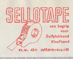 Meter Cover Netherlands 1962 Adhesive Tape - Sellotape - Delft - Unclassified