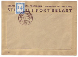 Em. Port 1947 Dienst Envelop Den Haag - Non Classés