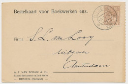 Firma Briefkaart Bussum 1923 - Boekhandel - Ohne Zuordnung