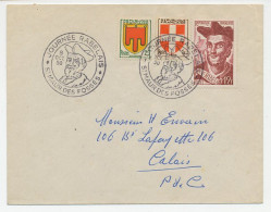 Cover / Postmark France 1950 Francois Rabelais - Doctor - Writer - Humanist - Otros & Sin Clasificación