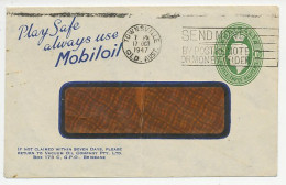 Postal Stationery Australia 1947 Oil - Mobiloil - Vacuum Oil Company - Altri & Non Classificati