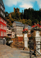 73789825 Monschau Rotes Haus M. Ruine Haller Fachwerkhaeuser Monschau - Monschau