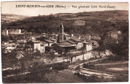 CPA Carte Postale / 69 Rhône, St Ou Saint-Romain-en-Gier / X. Goutagny, édit. / Vue Générale (côté Nord-Ouest). - Sonstige & Ohne Zuordnung