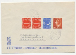 Firma Envelop Ubachsberg 1947 - Boek / Uil - Non Classés