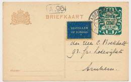 Briefkaart G. 166 Wageningen - Arnhem 1923 (bestellen Op Zondag) - Postwaardestukken