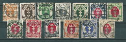 MiNr. 73-85 (0381) - Afgestempeld