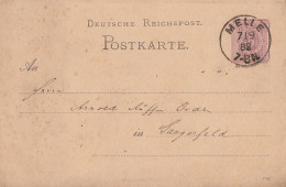 DR Ganzsache K1 Melle 7.9.82 Gel. Nach Langerfeld - Lettres & Documents