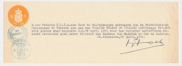 Fiscaal Droogstempel 10 C. S GR 1950 /Stempel Noord Brabant 5 C. - Steuermarken