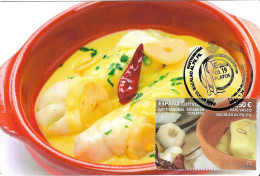 SPAIN. MAXICARD FIRST DAY. GASTRONOMY, BACALAO AL PIL PIL. 2022 - Tarjetas Máxima