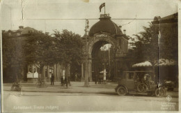 Denmark, COPENHAGEN KØBENHAVN, Tivoli Entrance, Old Car 1920s Leporello Postcard - Dänemark