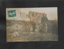 AGRICULTURE CARTE PHOTO PERSONNAGES CHARETTE ET CHIEN  CACHET DE VERT SEINE ET OISE : - Boerderijen