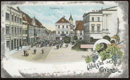 GYŐR 1899. Vintage Litho Postcard149667 - Ungarn