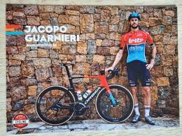 Card Jacopo Guarnieri - Team Lotto Dstny - 2024 - Belgium - Cycling - Cyclisme - Ciclismo - Wielrennen - Ciclismo