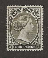 1882 MH Falkland Islands Mi  6 - Falkland