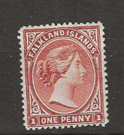 1891 MNG Falkland Islands Mi  9 - Falklandinseln