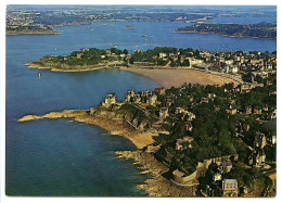 Dinard - Vue Aérienne De La Plage Et De La Pointe Du Moulinet - Dinard