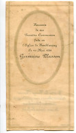 SEMBLANÇAY Image Religieuse Souvenir 1ère Communion Eglise Semblançay 10 Mai 1934 Germaine Plasson * Vierge Enfant - Devotion Images