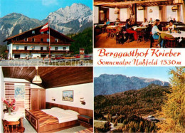 73789473 Hermagor Kaernten Berggasthof Krieber Gaststube Zimmer Sonnenalpe Nassf - Autres & Non Classés