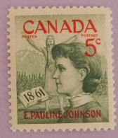 CANADA YT 319 NEUF**MNH " EMILY PAULINE JOHNSON" ANNÉE 1961 - Nuovi