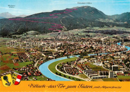 73789457 Villach Kaernten Fliegeraufnahme Mit Villacher Alpenstrasse Und Dobrats - Altri & Non Classificati