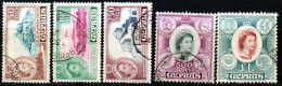 2958. CYPRUS 1955 DEFINITIVE HIGH VALUES SG.183-187 - Chypre (...-1960)