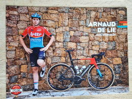 Card Arnaud De Lie - Team Lotto Dstny - 2024 - Belgium - Cycling - Cyclisme - Ciclismo - Wielrennen - Cycling