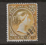 1891 USED Falkland Islands Mi 12a - Falkland