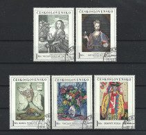 Ceskoslovensko 1966 Paintings  Y.T. 1530/1534 (0) - Used Stamps