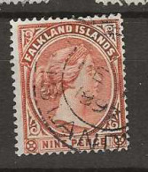 1891 USED Falkland Islands Mi 13 - Falklandeilanden