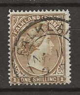 1891 USED Falkland Islands Mi 14 - Falklandinseln