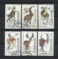 Ceskoslovensko 1963 Fauna  Y.T. 1306/1311 (0) - Oblitérés