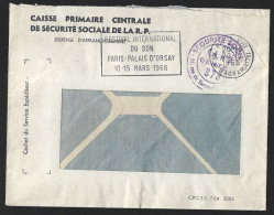 Pennant Of International Sound Festival At Palais D'orsay, Paris, 1966. Fanion Festival International Du Son. Vacciner. - Musica