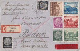 DR R-Brief Eilbote Mif Minr.2x 512,516,524,764-767 Hohenstein-Ernstthal Gel. Nach Budsin - Covers & Documents
