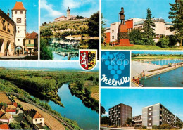 73789206 Melnik Bulgaria Altstadt Stadttor Schloss Denkmal Freibad Wohnsiedlung  - Bulgaria