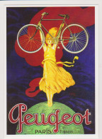 PEUGEOT - VELO - PARIS - PUBLICITE RECLAME 1922 - CARTE POSTALE 10X15 CM NEUF - Motorbikes