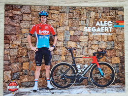 Card Alec Segaert - Team Lotto Dstny - 2024 - Belgium - Cycling - Cyclisme - Ciclismo - Wielrennen - Radsport