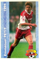 76 Emmanuel Petit - AS Monaco - Panini Official Football Cards 1994 - Trading-Karten