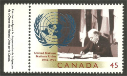 Canada United Nations Unies Marge En Français MNH ** Neuf SC (C15-84glf) - Unused Stamps