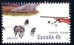 Canada Sled Dogs Chiens Traineau Ski Plane MNH ** Neuf SC (C15-77b) - Cani