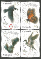 Canada ""faune"" Chauve-souris Papillon Butterfly Oiseau Bird Canard Duck Bat MNH ** Neuf SC (C15-67aa) - Neufs