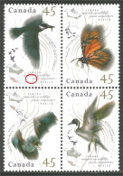 Canada ""aune"" ERROR Chauve-souris Papillon Butterfly Oiseau Bird Canard Duck Bat MNH ** Neuf SC (C15-66aa) - Nuevos