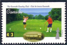 Canada Golf Riverside Country Club MNH ** Neuf SC (C15-54hb) - Golf