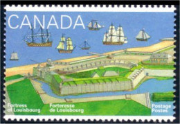 Canada Forteresse Louisbourg Harbour Ships Français MNH ** Neuf SC (C15-47ba) - Bateaux