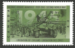 Canada Liberation Civils Civilians Tank Char Assaut MNH ** Neuf SC (C15-43c) - WW2 (II Guerra Mundial)