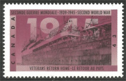 Canada Retour Au Pays Veterans Return Home Bateau Ship Boat MNH ** Neuf SC (C15-41a) - Unused Stamps