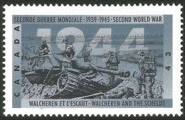Canada 1944 Escaut Walcheren Scheldt MNH ** Neuf SC (C15-40c) - Guerre Mondiale (Seconde)